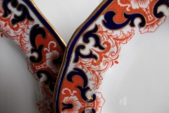 ROYAL CROWN DERBY #3973 IMARI- ORANGE/COBALT SCROLLS- DINNER PLATE   .....   https://www.jaapiesfinechinastore.com