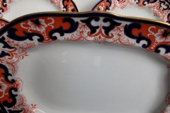 ROYAL CROWN DERBY #3973 IMARI- ORANGE/COBALT SCROLLS-  MEDIUM SERVING PLATTER  14  7/8"    .....   https://www.jaapiesfinechinastore.com