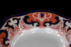 ROYAL CROWN DERBY #3973 IMARI- ORANGE/COBALT SCROLLS-  MEDIUM SERVING PLATTER  14  7/8"    .....   https://www.jaapiesfinechinastore.com