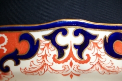 ROYAL CROWN DERBY #3973 IMARI- ORANGE/COBALT SCROLLS-  MEDIUM SERVING PLATTER  14  7/8"    .....   https://www.jaapiesfinechinastore.com