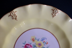 ROYAL CROWN DERBY A315 YELLOW/FLORAL - LUNCH PLATE   .....   https://www.jaapiesfinechinastore.com