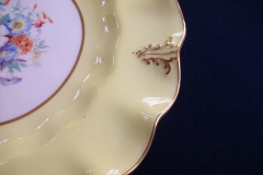 ROYAL CROWN DERBY A315 YELLOW/FLORAL - LUNCH PLATE   .....   https://www.jaapiesfinechinastore.com