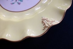 ROYAL CROWN DERBY A315 YELLOW/FLORAL - LUNCH PLATE   .....   http://jaapiesfinechinastore.com
