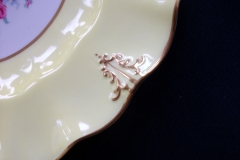 ROYAL CROWN DERBY A315 YELLOW/FLORAL - LUNCH PLATE   .....   https://www.jaapiesfinechinastore.com