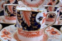ROYAL CROWN DERBY BATTERSEA  A254  IMARI-  COFFEE CAN & SAUCER ..... http://jaapiesfinechinastore.com