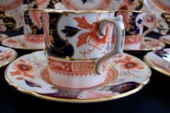ROYAL CROWN DERBY BATTERSEA  A254  IMARI-  COFFEE CAN & SAUCER ..... http://jaapiesfinechinastore.com
