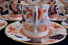 ROYAL CROWN DERBY BATTERSEA  A254  IMARI-  COFFEE CAN & SAUCER ..... https://www.jaapiesfinechinastore.com