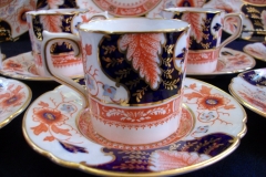 ROYAL CROWN DERBY BATTERSEA  A254  IMARI-  COFFEE CAN & SAUCER ..... https://www.jaapiesfinechinastore.com