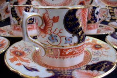 ROYAL CROWN DERBY BATTERSEA  A254  IMARI-  COFFEE CAN & SAUCER ..... https://www.jaapiesfinechinastore.com