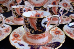 ROYAL CROWN DERBY BATTERSEA  A254  IMARI-  COFFEE CAN & SAUCER ..... https://www.jaapiesfinechinastore.com