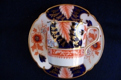 ROYAL CROWN DERBY BATTERSEA  A254  IMARI-  COFFEE CAN & SAUCER ..... https://www.jaapiesfinechinastore.com