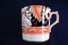 ROYAL CROWN DERBY BATTERSEA  A254  IMARI-  COFFEE CAN & SAUCER ..... https://www.jaapiesfinechinastore.com