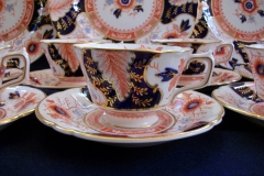 ROYAL CROWN DERBY BATTERSEA  A254  IMARI-  TEA CUP & SAUCER ..... https://www.jaapiesfinechinastore.com