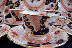 ROYAL CROWN DERBY BATTERSEA  A254  IMARI-  TEA CUP & SAUCER ..... https://www.jaapiesfinechinastore.com