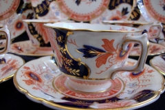 ROYAL CROWN DERBY BATTERSEA  A254  IMARI-  TEA CUP & SAUCER ..... https://www.jaapiesfinechinastore.com