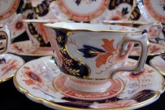 ROYAL CROWN DERBY BATTERSEA  A254  IMARI-  TEA CUP & SAUCER ..... http://jaapiesfinechinastore.com