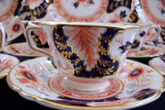 ROYAL CROWN DERBY BATTERSEA  A254  IMARI-  TEA CUP & SAUCER ..... https://www.jaapiesfinechinastore.com