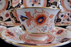 ROYAL CROWN DERBY BATTERSEA  A254  IMARI-  TEA CUP & SAUCER ..... http://jaapiesfinechinastore.com