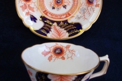 ROYAL CROWN DERBY BATTERSEA  A254  IMARI-  TEA CUP & SAUCER ..... https://www.jaapiesfinechinastore.com