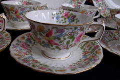 ROYAL CROWN DERBY- COTSWOLD #A1010- CUP & SAUCER    .....   https://www.jaapiesfinechinastore.com