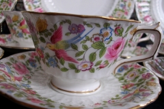 ROYAL CROWN DERBY- COTSWOLD #A1010- CUP & SAUCER    .....   https://www.jaapiesfinechinastore.com