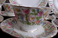 ROYAL CROWN DERBY- COTSWOLD #A1010- CUP & SAUCER    .....   http://jaapiesfinechinastore.com