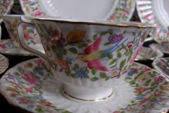 ROYAL CROWN DERBY- COTSWOLD #A1010- CUP & SAUCER    .....   https://www.jaapiesfinechinastore.com