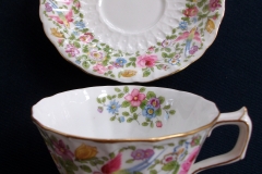 ROYAL CROWN DERBY- COTSWOLD #A1010- CUP & SAUCER    .....   https://www.jaapiesfinechinastore.com