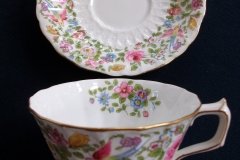 ROYAL CROWN DERBY- COTSWOLD #A1010- CUP & SAUCER    .....   http://jaapiesfinechinastore.com
