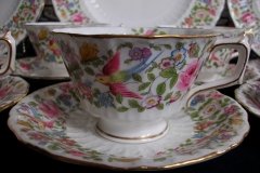 ROYAL CROWN DERBY- COTSWOLD #A1010- CUP & SAUCER    .....   http://jaapiesfinechinastore.com