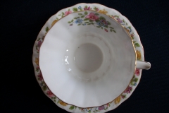 ROYAL CROWN DERBY- COTSWOLD #A1010- CUP & SAUCER    .....   https://www.jaapiesfinechinastore.com