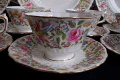 ROYAL CROWN DERBY- COTSWOLD #A1010- CUP & SAUCER    .....   https://www.jaapiesfinechinastore.com