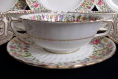 ROYAL CROWN DERBY- COTSWOLD #A1010- SOUP BOWL  & SAUCER    .....   http://jaapiesfinechinastore.com