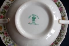 ROYAL CROWN DERBY- COTSWOLD #A1010- SOUP BOWL  & SAUCER    .....   http://jaapiesfinechinastore.com