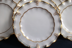 ROYAL CROWN DERBY LOMBARDY- SALAD PLATE   .....   https://www.jaapiesfinechinastore.com