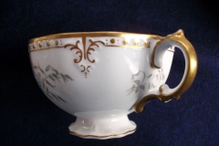 ROYAL CROWN DERBY- ROYAL AQUA FLORAL A1186- CUP & SAUCER   .....   https://www.jaapiesfinechinastore.com