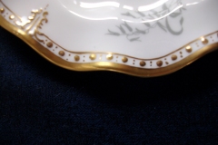 ROYAL CROWN DERBY- ROYAL AQUA FLORAL A1186-  BREAD & BUTTER PLATE   .....https://www.jaapiesfinechinastore.com