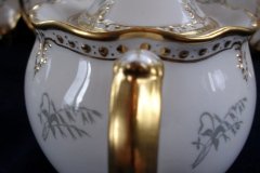 ROYAL CROWN DERBY- ROYAL AQUA FLORAL A1186- COVERED SUGAR BOWL  .....   http://jaapiesfinechinastore.com