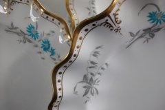 ROYAL CROWN DERBY- ROYAL AQUA FLORAL A1186- DINNER PLATE   .....http://jaapiesfinechinastore.com