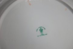ROYAL CROWN DERBY- ROYAL AQUA FLORAL A1186- DINNER PLATE   .....http://jaapiesfinechinastore.com