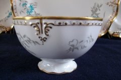 ROYAL CROWN DERBY- ROYAL AQUA FLORAL A1186-  OPEN SUGAR BOWL  .....   http://jaapiesfinechinastore.com