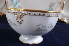 ROYAL CROWN DERBY- ROYAL AQUA FLORAL A1186-  OPEN SUGAR BOWL  .....   https://www.jaapiesfinechinastore.com