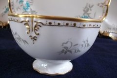 ROYAL CROWN DERBY- ROYAL AQUA FLORAL A1186-  OPEN SUGAR BOWL  .....   http://jaapiesfinechinastore.com