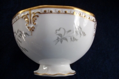 ROYAL CROWN DERBY- ROYAL AQUA FLORAL A1186-  OPEN SUGAR BOWL  .....   https://www.jaapiesfinechinastore.com