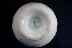 ROYAL CROWN DERBY- ROYAL AQUA FLORAL A1186-  OPEN SUGAR BOWL  .....   http://jaapiesfinechinastore.com