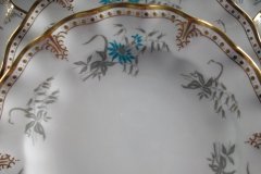 ROYAL CROWN DERBY- ROYAL AQUA FLORAL A1186- SALAD PLATE   .....http://jaapiesfinechinastore.com