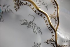 ROYAL CROWN DERBY- ROYAL AQUA FLORAL A1186- SALAD PLATE   .....http://jaapiesfinechinastore.com