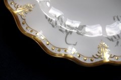 ROYAL CROWN DERBY- ROYAL AQUA FLORAL A1186- SALAD PLATE   .....http://jaapiesfinechinastore.com