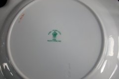 ROYAL CROWN DERBY- ROYAL AQUA FLORAL A1186- SALAD PLATE   .....http://jaapiesfinechinastore.com