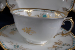 ROYAL CROWN DERBY- ROYAL NORMANDIE A1144- CUP & SAUCER.....https://www.jaapiesfinechinastore.com